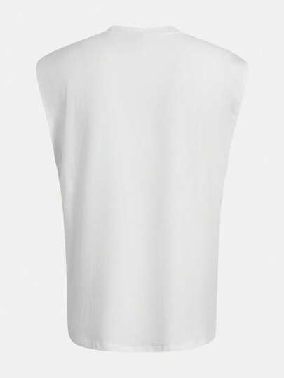 BATMAN X SHEIN Débardeur décontracté pour homme imprimé chauve-souris pour l'été, style années 2000