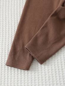 Cozy Pixies 2pcs Baby Girl Cartoon Rabbit Graphic Knit Soft Crew Neck Long Sleeve Sweatshirt And Elastic Waist Pants Set - Multicolor - View 7