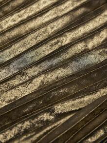 Florisole 女士秋冬系带褶裥长裙 - 金色 - 查看 7