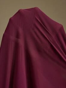 Ontre 2025年冬季女士派对及新年衬衫，2026年春夏款，酒红色雪纺衬衫，适合节日派对、办公室、万圣节、圣诞节、休闲场合，百搭都市时尚，宾客着装，返校季必备 - 酒紅色 - 查看 6