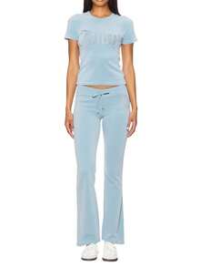Juicy Couture Women's T-Shirts Blue - Dusty Blue - View 3