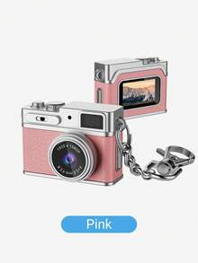 Teckwe 迷你钥匙扣相机，1080P便携式数码相机，摄影口袋摄像机，旅行录像，生日圣诞礼物，时尚配饰