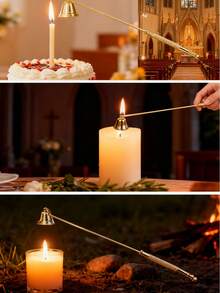 SHEIN Basic living 1 Pc Black Gold Red Bronze Stainless Steel Candle Snuffer Buffer Candle Tools Accessories Candle Buffer Wax Candle Extinguisher With Handle Candlestick Candle Wicks Flame For Candle Lovers, Gift, Everyday Use,Halloween,Spooky,Autumn, Winter,Holiday,Festival,Room Decor,Gifts Birthday Graduation,Wedding,Fall Decor,Christmas Decorations Boys Backpack, Halloween, Backpack School. Clear Backpack, School, Halloween Costume.