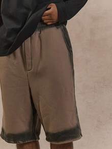 Musero Extreme Washed Long Line Jersey Fleece Streetwear Style Shorts SPRING SUMMER Wardrobe - Multicolor - View 5