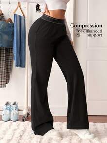 Flexra Women's Plain Simple Daily Wear Flared Jeans - Blue - View 3