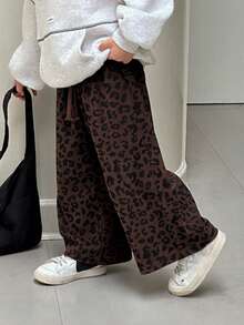 Dazy Kids 幼儿男童宽松休闲豹纹裤，秋季款