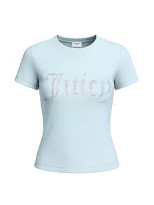 Juicy Couture Women's T-Shirts Blue - Dusty Blue - View 4