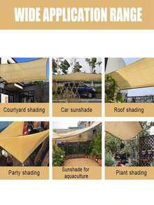 Beige Shading Net PE Plastic UV Protection Plant Shed Outdoor Sunshade Mesh Sunscreen Fabric Sunshade 90% Shading Rate