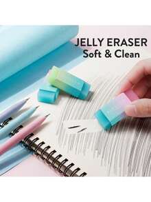 独家 6 支装可爱自动铅笔 | 可爱动物造型和柔和色彩设计 | 0.5 毫米/0.7 毫米双头防晕染笔尖 | 仅售铅笔、橡皮擦和铅芯，并非完整文具套装 | 学校/艺术/绘画必备（限量版） - 彩色 - 查看 3