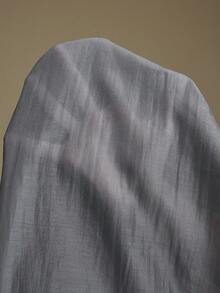 Ontre Women's Round Neck Sleeveless Semi-Sheer Blouse, Side Button Long Top, Suitable For Urban Commute, Business, Casual, Christmas, New Year Party