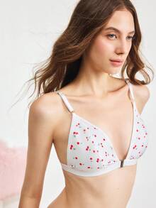 Bonmuse 3件套女士前扣式无钢圈性感文胸 - 彩色 - 查看 6