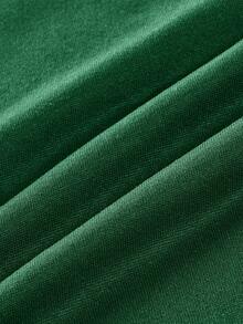 Manfinity Homme 男士标准圆领绿色圣诞图案长袖卫衣