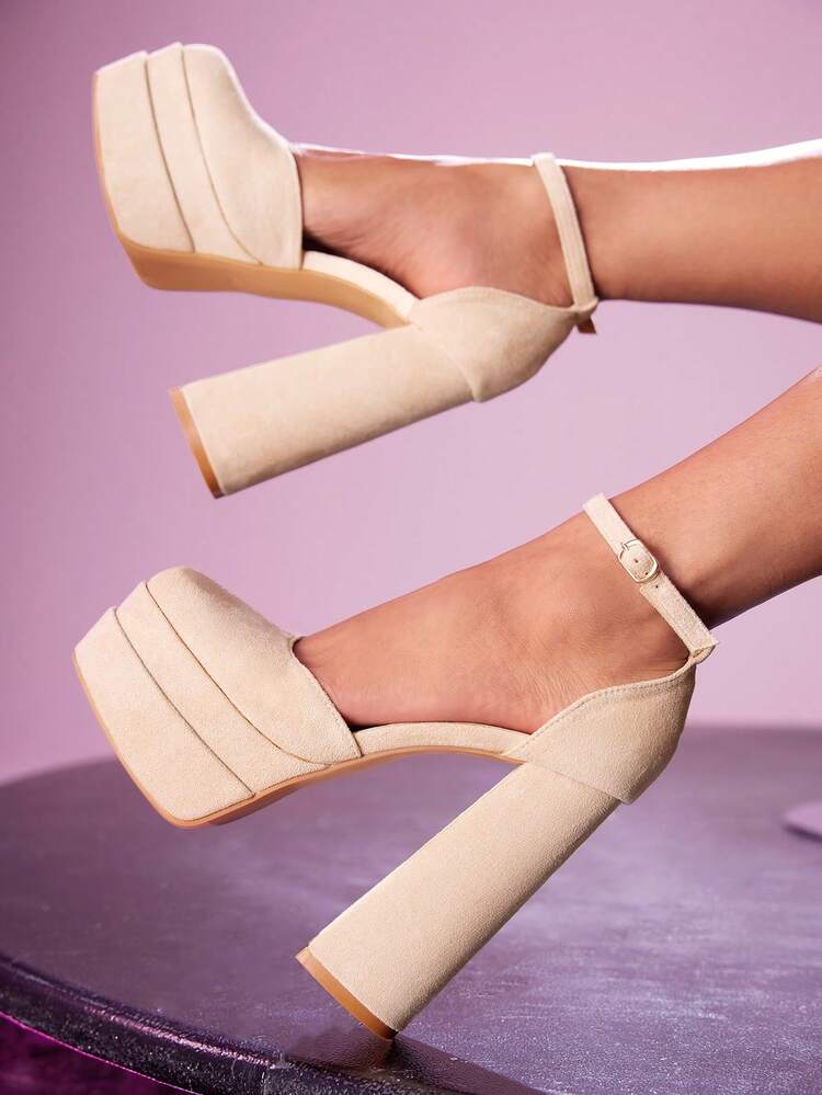 CUCCOO LuxiPop Women's Platform High Heel Pumps, Glossy Patent Leather Upper Elegant High Heels, Suitable For Music Festivals, Halloween, Christmas, Party, Nightclub