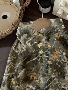 Attitoon Áo sweatshirt nữ cỡ lớn, kiểu dáng thường ngày, họa tiết đường phố, in toàn thân, vai rớt, dáng rộng, ấm áp và thoải mái cho mùa thu/đông. - Nhiều màu - Xem 5