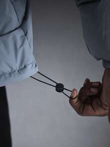 Driftmere Áo khoác mùa đông nam, thiết kế phối màu tương phản, chất liệu dày dặn, thời trang hàng ngày, mùa thu, phối màu tương phản, áo khoác thể thao mùa đông thường ngày, ấm áp. - Màu xanh lam - Xem 3