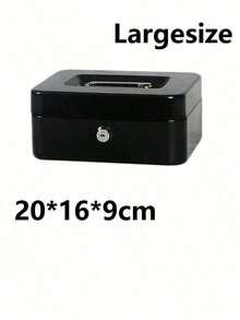 SHEIN Portable Key Safe Box Key Locker Safe Home Shop Steel Safe Money Box Security Cash Box Storage Hidden Coin Money Jewellery