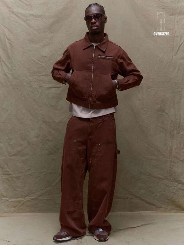 Musero Baggy Denim Carpenter Style Jeans Bottoms Only Fall SPRING SUMMER