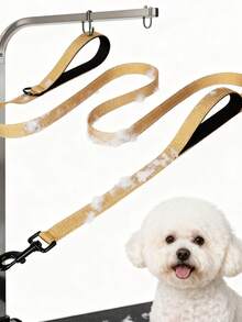 Lynxking Cute Cartoon Dog Leash Durable Webbing Lead With Reflective Strips And D-Ring No Pull Training Leash For Small Medium Large Dogs Heavy Duty Pet Lead For Walking Outdoor Activities Comfortable Handle - Brown - View 6
