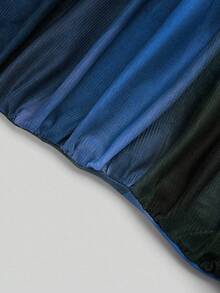 SHEIN MOOSTA Zestaw 2-częściowy, swobodna, romantyczna sukienka i narzutka w dużym rozmiarze - Wielokolorowe - Zobacz 3