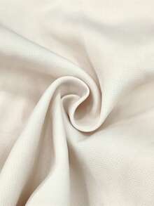 SHEIN Clasi 优雅高端百褶杏色A字裙，时尚精致 - 杏色 - 查看 6