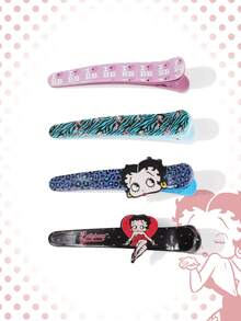 Betty Boop | ROMWE 时尚字母和卡通图案发夹