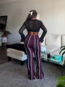 Tyla Gomez Mùa Xuân Đen Chất rắn Top Cây trồng Không có áo ngực - màu đen - Xem 2