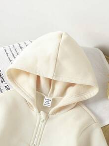 Souflis Souflis 2 件套男婴连帽拉链运动衫和慢跑裤套装，长袖套头连帽衫带口袋和松紧腰休闲裤，适合日常穿着、度假、上学、秋冬