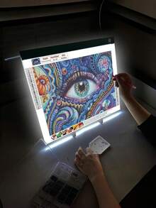 Three Layers Dimmable Led Light Pad CopyDrawing Board Pad Tracing Light Box Eye Protection Easier For Diamond Painting Back - Multicolor - View 5