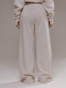 Musera Sport 直筒抽绳运动裤，适合慢跑、板式网球、网球、匹克球、健身房、秋季瑜伽、普拉提、日常休闲穿着。 - 米色 - 查看 4