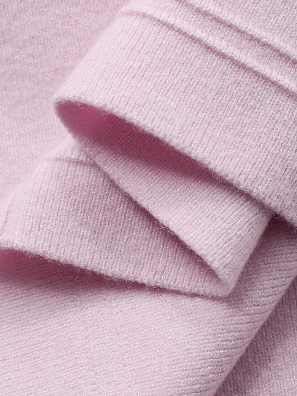 Dazy Plus V-Neck Solid Color Slim Fit Plus Size Women Pullover Sweater, Pink, Autumn/Winter