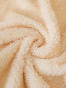 SHEIN Elladie kids Áo khoác dài tay có mũ trùm đầu phong cách đường phố cổ điển cho bé gái 1 chiếc áo khoác lông ấm áp cho bé gái - Nhiều màu - Xem 6