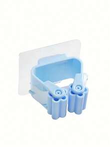 3个免打孔壁挂式强力拖把挂钩，多功能强力收纳夹，适用于浴室工具，最大承重3000克/6.6磅，拖把夹，拖把架，便捷的浴室配件，清洁配件，适合放置拖把、扫帚和清洁工具 - 彩色 - 查看 8