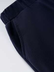 SHEIN 2pcs/Set Young Boy Knight Striped Print Polo Collar Short Sleeve T-Shirt And Pants, Casual Outfit - Multicolor - View 6