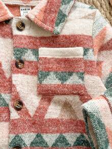 Vintaside Kids 男婴复古时尚百搭长袖外套，适合旅行、度假或日常休闲穿着，秋冬季款 - 彩色 - 查看 4