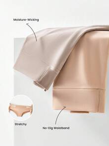 LUVLETTE 2条装中腰基础款隐形三角裤女士内裤套装 - 休闲舒适