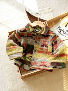 Vintaside Kids Áo khoác dài tay thời trang cổ điển đa năng cho bé trai, thích hợp mặc khi đi du lịch, đi nghỉ hoặc mặc thường ngày, mùa thu/đông - Nhiều màu - Xem 7