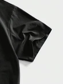 StoneGrade Camiseta de manga corta con gráfico minimalista moderno del horizonte de la ciudad de Nueva York, de corte holgado, para hombres. Informal para citas, fiestas, parejas, combinación familiar, gran regalo para el novio