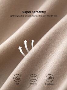 LUVLETTE 3-Pack Mid Rise Basics No Show Briefs Women Underwear Panties Set-Casual Comfy - Multicolor - View 7