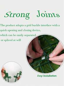 1 件可扩展人造常春藤隐私栅栏屏风 - 塑料藤叶板，适用于人造绿墙、户外花园、露台、阳台装饰、多用途绿化树篱覆盖物，适用于母亲节毕业典礼栅栏装饰、夏季翻新装饰 - 彩色 - 查看 2