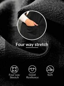 Flexra 大码时尚百搭纯色阔腿牛仔背带裤