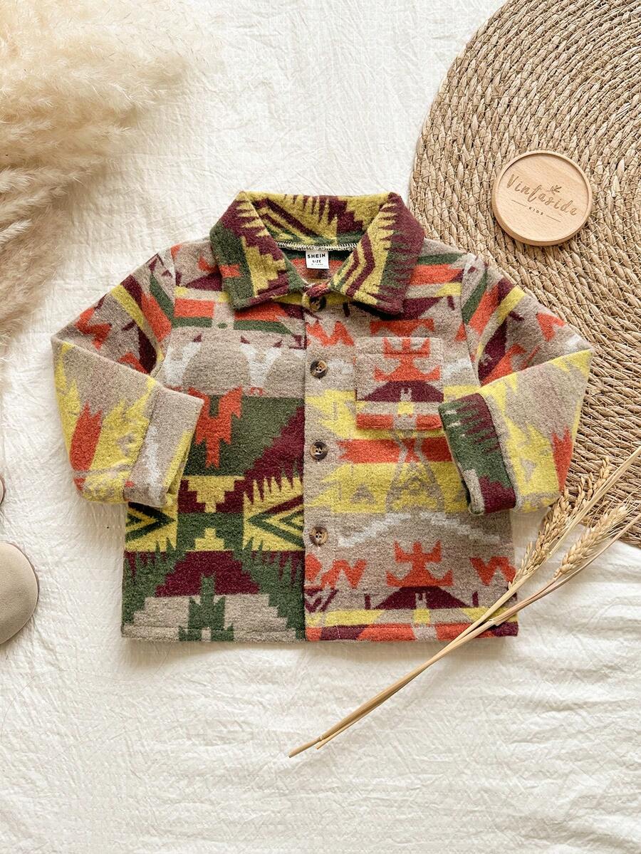 Vintaside Kids Áo khoác dài tay thời trang cổ điển đa năng cho bé trai, thích hợp mặc khi đi du lịch, đi nghỉ hoặc mặc thường ngày, mùa thu/đông - Nhiều màu - Xem 1