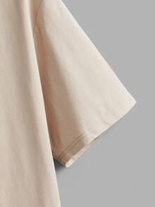 EASEVO 3 件装男士加大码纯色修身圆领短袖 T 恤，休闲针织，适合夏季日常穿着