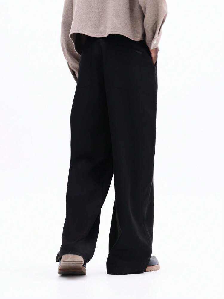 Pantaloni casual a gamba larga con vestibilità rilassata