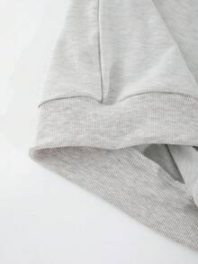 Explorewe Girls' Solid Color Pullover Hoodie, Versatile Casual Sportswear For Older Tween Girl - Apricot - View 12