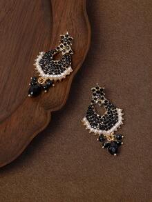 Glisma 18kWomen Dangle Earrings,Outfits,Gothic/Goth,Old Money,Fall/Autumn/Winter,For Mom/Women/Girl/Mother,Premium,Vintage,Crystals,Layered - 彩色 - 查看 7