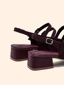 CUCCOO BASICS Damen Spitzschuh Schnallen Design Lässig Mode Ballerinas