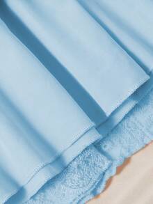 Vintaside Kids Baby Girls' Sweet Mesh Long Sleeve Loose Dress, Suitable For Outings, Parties And Gatherings, Spring/Autumn - Blue - View 5