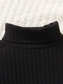 2件/套 幼儿男童舒适高领长袖休闲T恤 - 彩色 - 查看 4