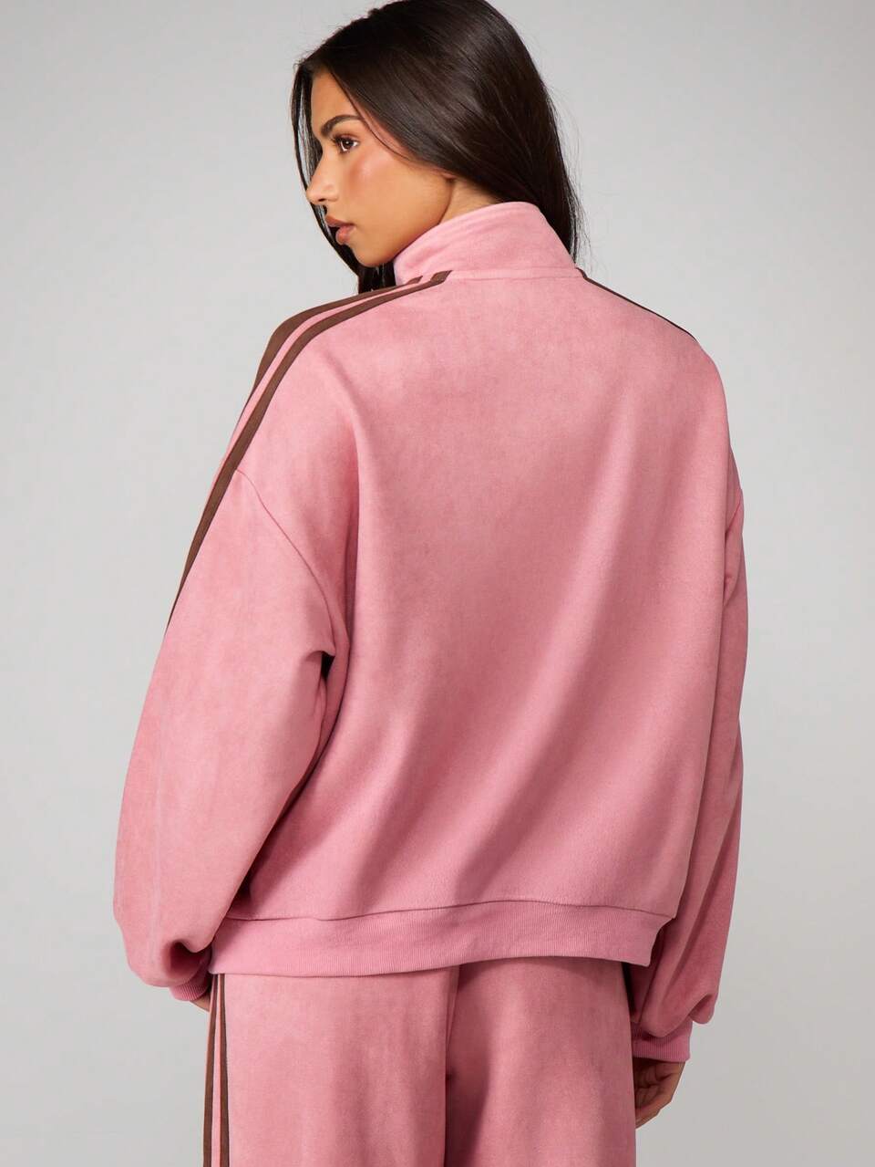 Missguided x Playboy Full Zip Sweatshirt With Side Stripes