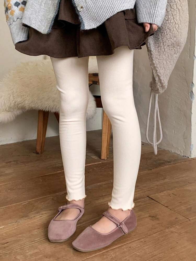 Tween Girls Thermal Lined Leggings Tights